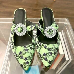 ASOS embellished mules